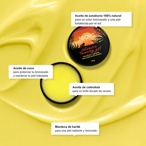 Bronceador intenso.